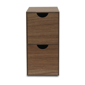 Bosk バスク ミニ収納ボックス S 2個セット【ブラウン】 タツクラフト 【Tk237】【ttcf061】