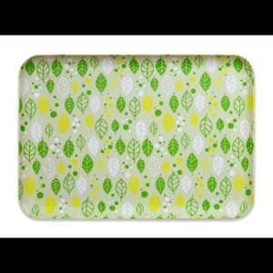 友禅染和紙トレー M 33cm 2枚セット サマー リーフ グリーン タツクラフト 【Tk270】【ttcf082】