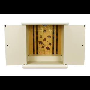 タツクラフト 紀州塗り ミニ仏壇 大 白練 【Tk292】【ttcf102】