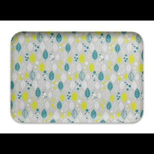 友禅染和紙トレー L 39cm ２枚セット ウインターリーフ グレー タツクラフト 【Tk293】【ttcf103】