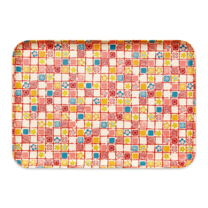 タツクラフト 友禅和紙トレー M 33cm 2枚セット 梅桜 格子 【Tk305】【ttcf114】