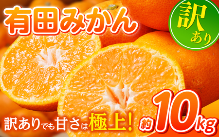 [訳あり]有田みかん 約10kg サイズ混合 ※2025年11月中旬より順次発送予定(お届け日指定不可)※北海道・沖縄・離島への配送不可 / みかん ミカン 有田みかん 訳ありみかん 温州みかん ブランド ミカンミカンミカン[nuk138E]