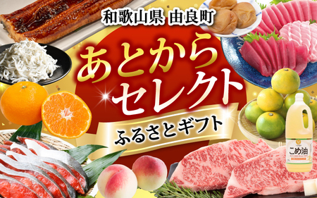 [ふるさとギフト] あとからセレクト [1万円]/ 選べる金額 みかん まぐろ 梅干し 梅酒 牛肉 しらす こめ油 海鮮 柑橘 フルーツ 訳あり 駆け込み 和歌山 由良町[atokara006]