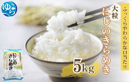 [令和7年度産 新米] にじのきらめき 5kg ※2025年10月中旬〜順次発送(着日指定不可)[jahd010]