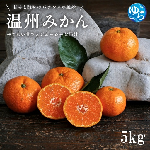 温州みかん 5kg サイズ混合 / 温州 みかん 柑橘 由良町 果物 フルーツ 小玉 大玉 サイズ混合 くだもの 産地直送 和歌山 ※2026年11月中旬から12月下旬頃に順次発送[ ism004-p-5]