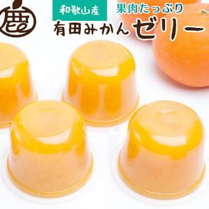 ゼリー 果肉たっぷり 有田みかん ゼリー12個 和歌山県産 お菓子 ゼリー［IKE202］