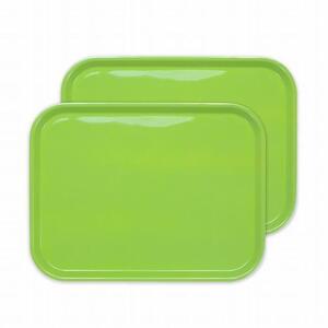 カラフルピノトレー L 39cm グリーン 2枚組 タツクラフト [Tk68]