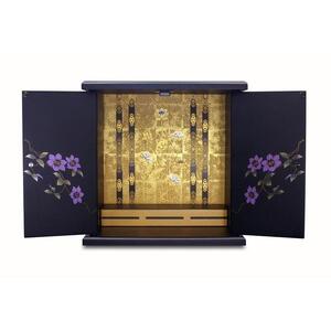 タツクラフト 紀州塗り ミニ仏壇 小 鉄仙 [Tk239]