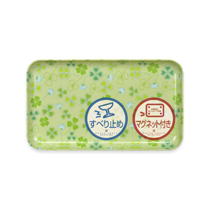 TATSU-CRAFT マグネットトレー SS 21.5cm クローバー すべり止め付き [Tk1043]