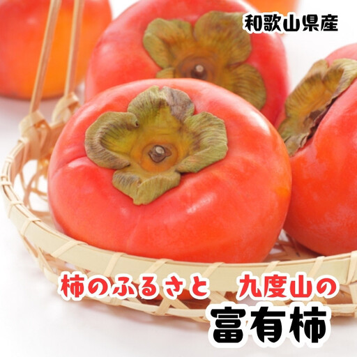 [秋の美味][九度山ブランド]柿のふるさと九度山の濃厚 富有柿 秀品 24〜32玉(約7.5kg入り) 3L〜Lサイズ(いずれか) [MS152]