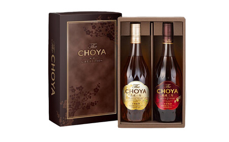 【南高梅100％】The CHOYA ギフトセット 700ml×2本 ［MG80］