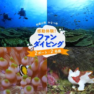 [ダイビング]和歌山県みなべ町で感動体験!サンマリン ファンダイビング(2ボート・2名様)[smr001]