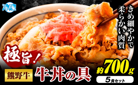 牛丼 熊野牛 牛丼の具 5個