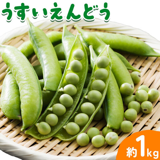 うすいえんどう 約1kg うえやまファーム[2027年4月上旬-5月下旬頃出荷]