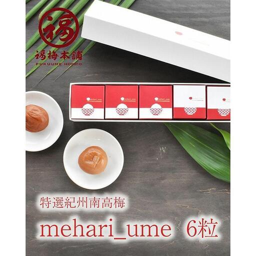 紀州南高梅　超大粒　mehari_ume6粒