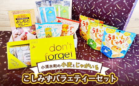 こしみずバラエティーセット(カレー1箱 クラッカー3袋 ソフトサブレ1箱 ラーメン 2袋 そうめん 2袋 うどん 2袋)[18005]