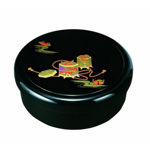 10.5寸 茶櫃 平安物語(内梨地塗) [YG475]