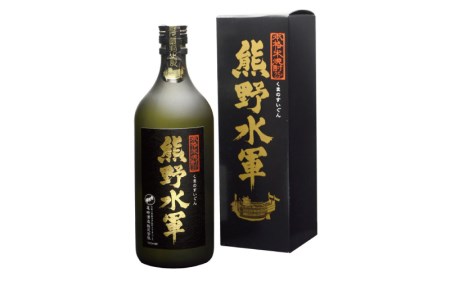 熊野水軍 米焼酎 720ml×1本 化粧箱入り / 熊野 お酒 酒 焼酎 米 米焼酎 [eki132A]