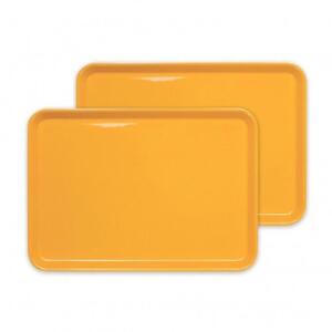 カラフルピノトレー M 33cmイエロー 2枚組 タツクラフト [Tk44]