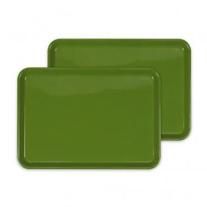 カラフルピノトレー M 33cm ティーグリーン 2枚組 タツクラフト [Tk48]