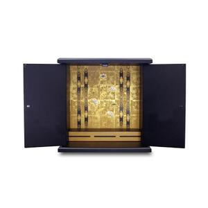 タツクラフト 紀州塗り ミニ仏壇 小 鉄黒 [Tk280]