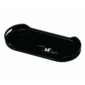 コーヒートレー PC 42cm 黒 夢うさぎ【YG14】