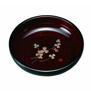 菓子鉢 7.0寸 菓子鉢 石目塗 クローバー[YG78]