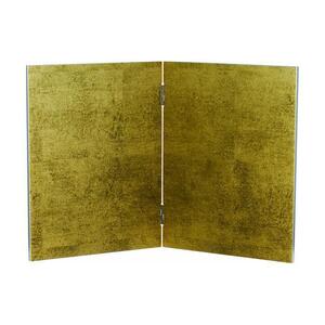 木製 屏風 金箔貼姫屏風 無地 縦型[YG138]