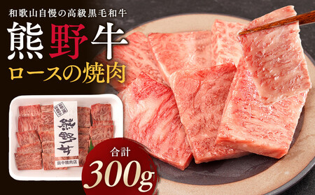 [熊野牛]ロースの焼肉 約300g