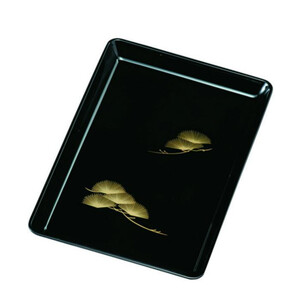 7.0 切手盆 黒 松 [YG533]