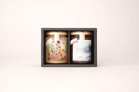 自家製ジャム2種[ほうじ茶ラテクリーム&いちごバニラジャム]