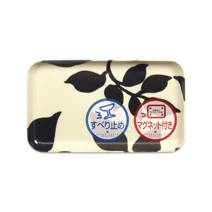 TATSU-CRAFT マグネットトレー SS 21.5cm リーフ すべり止め付き ［Tk1069］