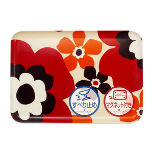 TATSU-CRAFT マグネットトレー M 33cm フフラ SR サンシャインレッド すべり止め付き [Tk1090]