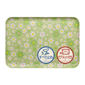 TATSU-CRAFT マグネットトレー L 39cm マーチ GR グリーン すべり止め付き ［Tk1123］