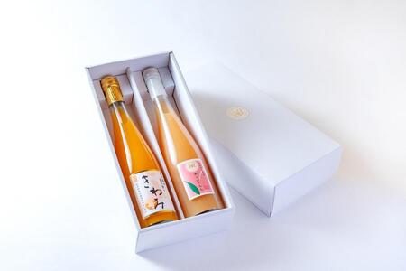 きわみ みかんジュース ／ あら川の桃 ドリンク 500ml 合計 2本 入り アソートセット【mao15】