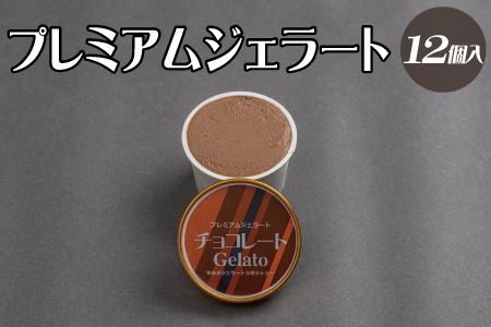 プレミアムジェラート チョコレート12個セット アイスクリームセット 100mlカップ ゆあさジェラートラボラトリー[ntbt700-03]