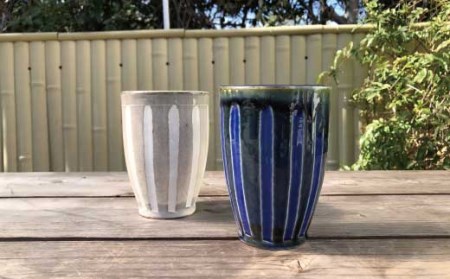 熊野色フリーカップセット 海色・雲色[hok122]