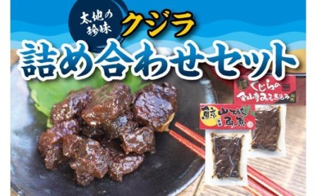 クジラ詰め合わせセット (くじらの金山寺みそ煮込み、くじら山椒角煮(口紙))[kin010]