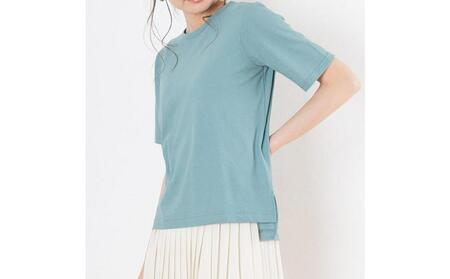 レディースカットソー 半袖 グリーン L