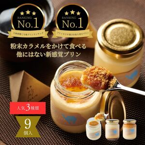 【0540】プリン専門店Totto PURIN プリン食べ比べ9個セット