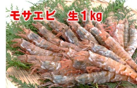 [1143][魚倉]モサエビ 生1kg(中〜大サイズ)