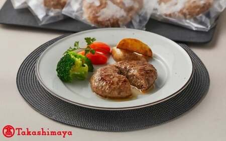 [大山物語]氷温熟成 鳥取和牛×大山豚ハンバーグ6個[髙島屋選定品]