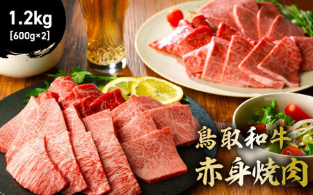鳥取和牛 赤身焼肉 1.2kg ( 600g × 2 ) 牛肉 和牛 鳥取和牛 ブランド和牛 焼肉 焼肉用 焼き肉 焼き肉用 焼肉赤身 和牛赤身 KR1450 赤身 赤身 赤身 赤身