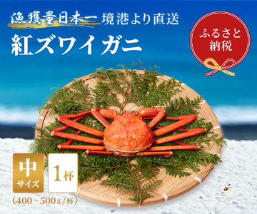 [蟹セレブ]紅ズワイガニ 中1杯(400〜500g×1)