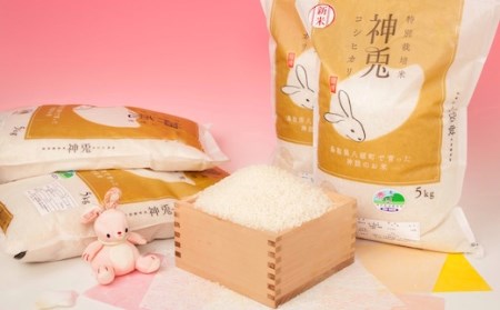 特別栽培米コシヒカリ「神兎」20kg