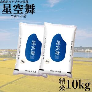 381K.鳥取県産星空舞◇精米10kg◇令和7年産