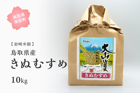 鳥取県産きぬむすめ10kg 新米 令和6年産 10キロ 米 お米 おこめ こめ コメ 白米 精米 玄米 岩崎米穀