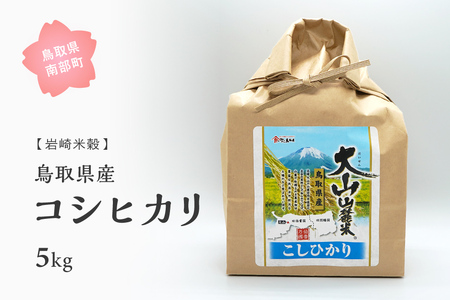 鳥取県産コシヒカリ5kg 新米 令和6年産 5キロ 米 お米 おこめ こめ コメ 白米 精米 玄米 岩崎米穀