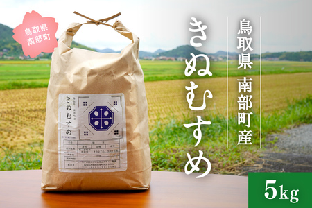 [新米・令和7年産]鳥取県南部町産 きぬむすめ 5kg 米 お米 こめ おこめ コメ 白米 精米 なんぶ里山デザイン機構