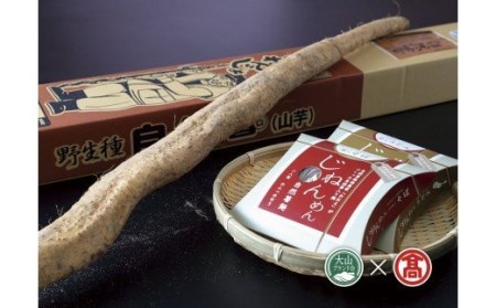 [自然薯屋おおえ]おおえ爺さんの自然薯・じねんめん(大山ブランド会)米子高島屋 先行受付 12月〜1月発送 25-BE1 0344